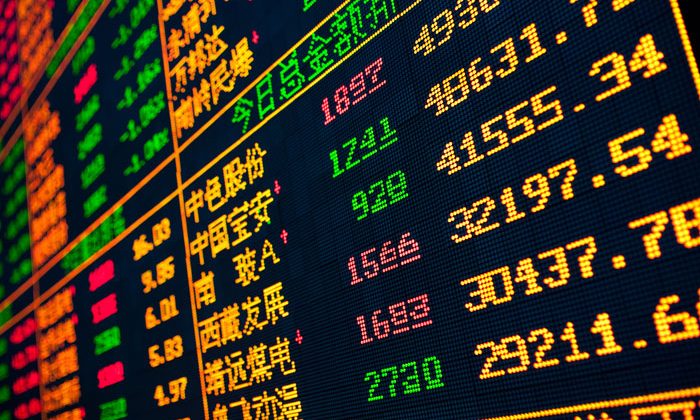 Display of stock market
